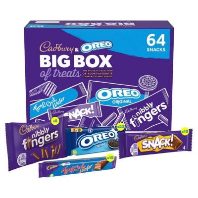 Cadbury & Oreo Big Box of Treats Biscuit Selection Box (64 Pack)