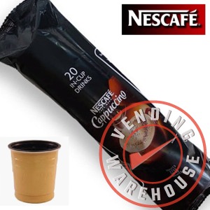 73mm In-Cup Vending Nescafe Cappuccino (8x25) 200 cups
