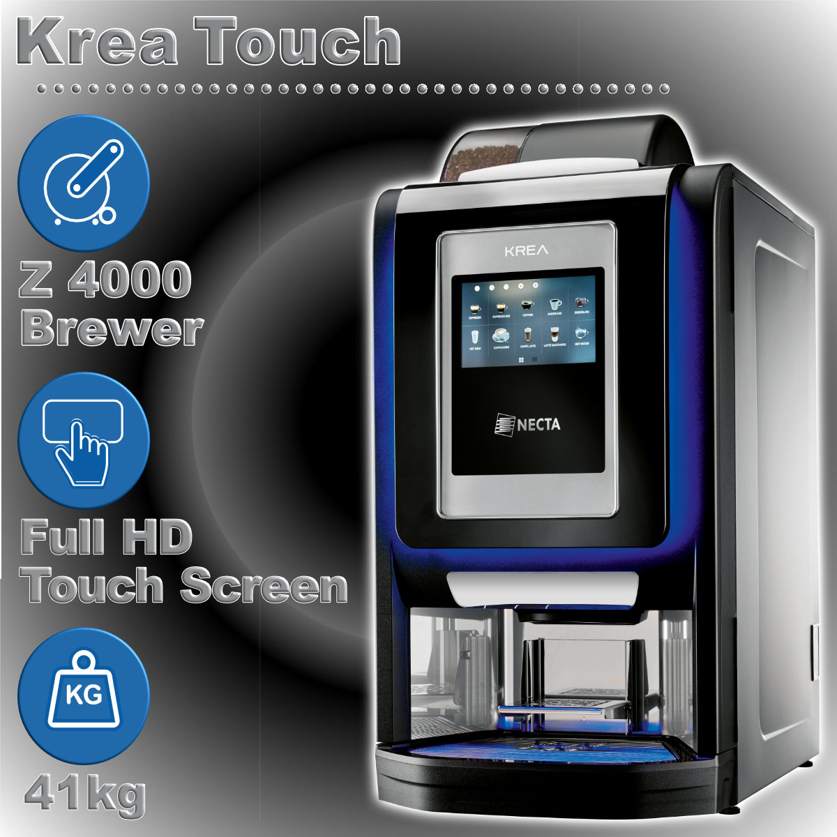 Machine multi boisson Krea Touch - Necta (en stock)