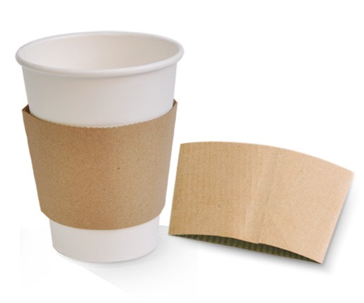 Kraft Cup Sleeve for 12oz Cups x 1000